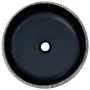 Round black and grey ceramic countertop sink Φ41x14 cm by , Sinks - Ref: Foro24-155061, Price: 98,93 €, Discount: %