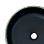 Round black and grey ceramic countertop sink Φ41x14 cm by , Sinks - Ref: Foro24-155061, Price: 98,93 €, Discount: %