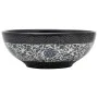 Round black and blue ceramic countertop sink Φ41x14 cm by , Sinks - Ref: Foro24-155063, Price: 96,27 €, Discount: %