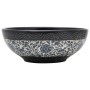 Rundes Aufsatzwaschbecken Keramik schwarz und blau Φ41x14 cm von , Sinkt - Ref: Foro24-155063, Preis: 92,64 €, Rabatt: %
