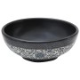Round black and blue ceramic countertop sink Φ41x14 cm by , Sinks - Ref: Foro24-155063, Price: 92,64 €, Discount: %