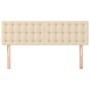 Kopfteile 2 Einheiten aus cremefarbenem Stoff 72x5x78/88 cm von , Kopf- und Fußteile - Ref: Foro24-346461, Preis: 68,45 €, Ra...