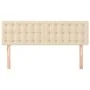 Cabeceros 2 unidades tela color crema 72x5x78/88 cm de , Cabeceros y pies de cama - Ref: Foro24-346461, Precio: 57,72 €, Desc...