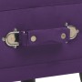 Mesitas de noche 2 unidades 40x35x40cm terciopelo morado oscuro de vidaXL, Mesitas de noche - Ref: Foro24-276385, Precio: 125...