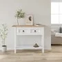 Corona Range console table in white Mexican pine 90x34.5x73 cm by , Side tables - Ref: Foro24-282646, Price: 88,32 €, Discoun...