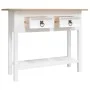 Corona Range console table in white Mexican pine 90x34.5x73 cm by , Side tables - Ref: Foro24-282646, Price: 88,32 €, Discoun...