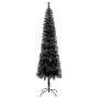 Schwarzer schlanker Weihnachtsbaum 240 cm von , Weihnachtsbäume - Ref: Foro24-329221, Preis: 37,57 €, Rabatt: %