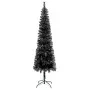 Schwarzer schlanker Weihnachtsbaum 240 cm von , Weihnachtsbäume - Ref: Foro24-329221, Preis: 37,57 €, Rabatt: %