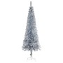Árbol de Navidad delgado plateado 120 cm