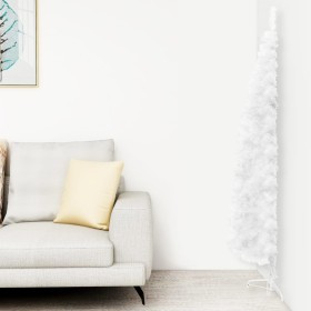 Künstlicher halber Weihnachtsbaum mit weißem Ständer 210 cm von , Weihnachtsbäume - Ref: Foro24-344568, Preis: 21,08 €, Rabat...