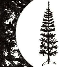 Artificial half Christmas tree with black stand 150 cm by , Christmas trees - Ref: Foro24-344575, Price: 13,46 €, Discount: %