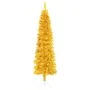 Medio árbol de Navidad artificial con soporte dorado 120 cm by , Christmas trees - Ref: Foro24-344589, Price: 11,65 €, Discou...