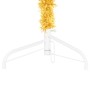 Halber künstlicher Weihnachtsbaum mit goldenem Ständer, 120 cm. von , Weihnachtsbäume - Ref: Foro24-344589, Preis: 11,79 €, R...