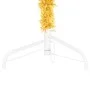 Medio árbol de Navidad artificial con soporte dorado 120 cm by , Christmas trees - Ref: Foro24-344589, Price: 11,65 €, Discou...