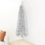 Medio árbol de Navidad artificial con soporte plateado 120 cm by , Christmas trees - Ref: Foro24-344594, Price: 20,29 €, Disc...