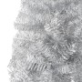 Medio árbol de Navidad artificial con soporte plateado 120 cm by , Christmas trees - Ref: Foro24-344594, Price: 20,29 €, Disc...