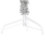 Medio árbol de Navidad artificial con soporte plateado 120 cm by , Christmas trees - Ref: Foro24-344594, Price: 20,29 €, Disc...