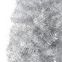 Medio árbol de Navidad artificial con soporte plateado 180 cm by , Christmas trees - Ref: Foro24-344596, Price: 16,21 €, Disc...