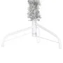 Medio árbol de Navidad artificial con soporte plateado 180 cm by , Christmas trees - Ref: Foro24-344596, Price: 16,21 €, Disc...