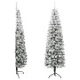 Halb künstlicher schlanker Weihnachtsbaum mit Schnee 180 cm von , Weihnachtsbäume - Ref: Foro24-344606, Preis: 25,16 €, Rabat...