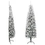 Mitad árbol Navidad artificial delgado con nieve 180 cm by , Christmas trees - Ref: Foro24-344606, Price: 24,99 €, Discount: %