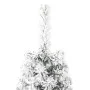 Mitad árbol Navidad artificial delgado con nieve 180 cm by , Christmas trees - Ref: Foro24-344606, Price: 24,99 €, Discount: %