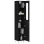 Schwarzer Sperrholz-Schrank 34,5x34x180 cm von , Sideboards - Ref: Foro24-3199202, Preis: 105,43 €, Rabatt: %