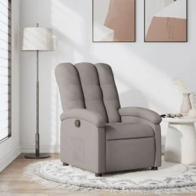 Sillón reclinable de tela gris taupe by , Armchairs - Ref: Foro24-371735, Price: 186,12 €, Discount: %