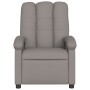 Sillón reclinable de tela gris taupe by , Armchairs - Ref: Foro24-371735, Price: 187,78 €, Discount: %