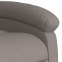 Sillón reclinable de tela gris taupe by , Armchairs - Ref: Foro24-371735, Price: 187,78 €, Discount: %