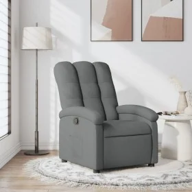 Sillón reclinable de tela gris oscuro by , Armchairs - Ref: Foro24-371728, Price: 189,35 €, Discount: %