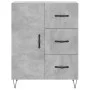 Concrete gray plywood tall sideboard 69.5x34x180 cm by , Sideboards - Ref: Foro24-3198093, Price: 166,64 €, Discount: %