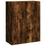 Aparador alto madera contrachapada roble ahumado 69,5x34x180 cm by , Sideboards - Ref: Foro24-3198102, Price: 167,10 €, Disco...