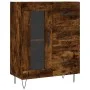 Aparador alto madera contrachapada roble ahumado 69,5x34x180 cm by , Sideboards - Ref: Foro24-3198102, Price: 167,10 €, Disco...