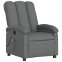 Sillón de masaje reclinable de tela gris oscuro by , Armchairs - Ref: Foro24-371740, Price: 253,58 €, Discount: %