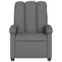 Sillón de masaje reclinable de tela gris oscuro by , Armchairs - Ref: Foro24-371740, Price: 249,33 €, Discount: %