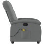 Sillón de masaje reclinable de tela gris oscuro by , Armchairs - Ref: Foro24-371740, Price: 253,58 €, Discount: %