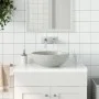 Lavabo sobre encimera redondo cerámica gris Φ41x14 cm de , Lavabos - Ref: Foro24-155059, Precio: 93,93 €, Descuento: %