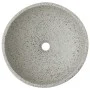 Lavabo sobre encimera redondo cerámica gris Φ41x14 cm de , Lavabos - Ref: Foro24-155059, Precio: 93,93 €, Descuento: %