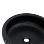 Lavabo sobre encimera redondo cerámica negro y azul Φ41x14 cm by , Sinks - Ref: Foro24-155065, Price: 106,53 €, Discount: %