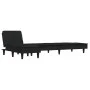 L-shaped sofa bed black velvet 255x140x70 cm by , Sofas - Ref: Foro24-3157263, Price: 432,79 €, Discount: %