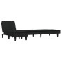 Sofá cama en forma de L terciopelo negro 255x140x70 cm de , Sofás - Ref: Foro24-3157263, Precio: 357,31 €, Descuento: %