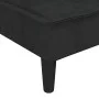 L-förmiges Schlafsofa aus schwarzem Samt, 255 x 140 x 70 cm von , Sofas - Ref: Foro24-3157263, Preis: 432,79 €, Rabatt: %
