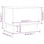 Couchtisch aus schwarzem Sperrholz, 60 x 44,5 x 45 cm von , Couchtisch - Ref: Foro24-830941, Preis: 56,66 €, Rabatt: %