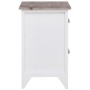 Mesitas de noche con 2 cajones 2 unidades marrón y blanco de vidaXL, Mesitas de noche - Ref: Foro24-242042, Precio: 68,20 €, ...