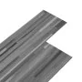 Striped gray self-adhesive PVC floor planks 5.02 m² 2 mm by , Floors and carpets - Ref: Foro24-146560, Price: 77,71 €, Discou...