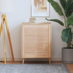 Schranktür aus massivem Kiefernholz mit Lattenrost, 69 x 59,4 cm von , Schranktüren - Ref: Foro24-151130, Preis: 33,32 €, Rab...