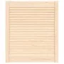 Solid pine wood slatted closet door 69x59.4 cm by , cabinet doors - Ref: Foro24-151130, Price: 34,10 €, Discount: %