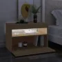 Mueble de TV con luces LED roble Sonoma 60x35x40 cm de , Muebles TV - Ref: Foro24-804415, Precio: 49,19 €, Descuento: %