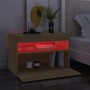 TV-Schrank mit LED-Leuchten Sonoma-Eiche 60x35x40 cm von , TV-Möbel - Ref: Foro24-804415, Preis: 50,47 €, Rabatt: %